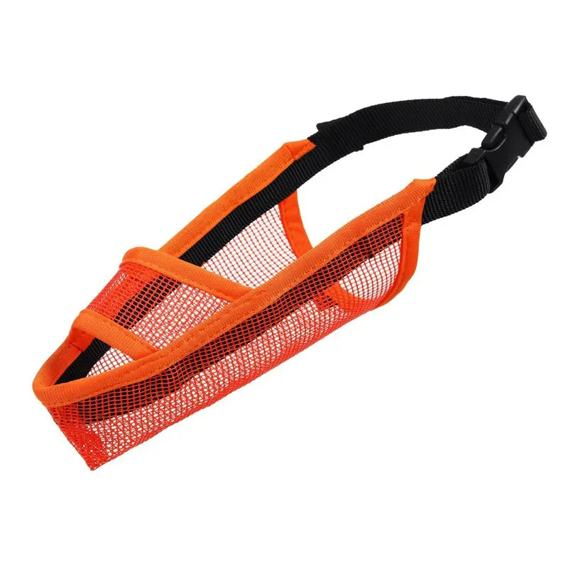 Muselière en Maille Souple Orange